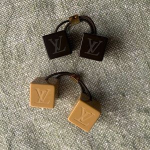Set of Louis Vuitton Hair Bobbles EUC